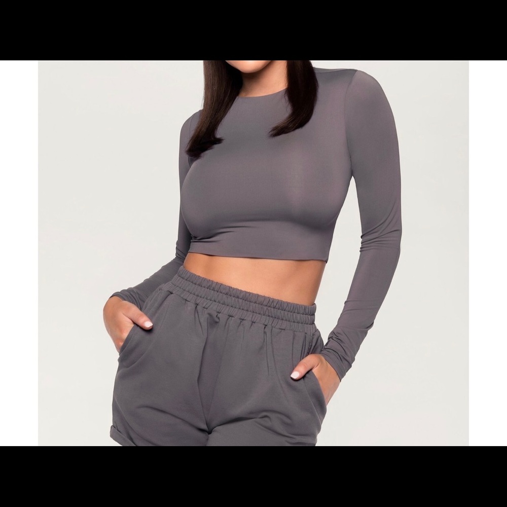 Meshki cropped long sleeve